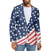 Psaytomey Blazer for Men One Button Notched Lapel Suit Jacket Casual Business Jackets Sports Coats Slim Fit Plus Size Blazer