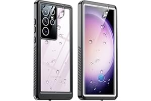 SPIDERCASE Designed for Galaxy S23 Ultra Case Waterproof,Built-in Screen Protector Full Protection Heavy Duty Shockproof Anti-Scratched Rugged Case for Galaxy S23 Ultra 5G 6.8'' 2023 White