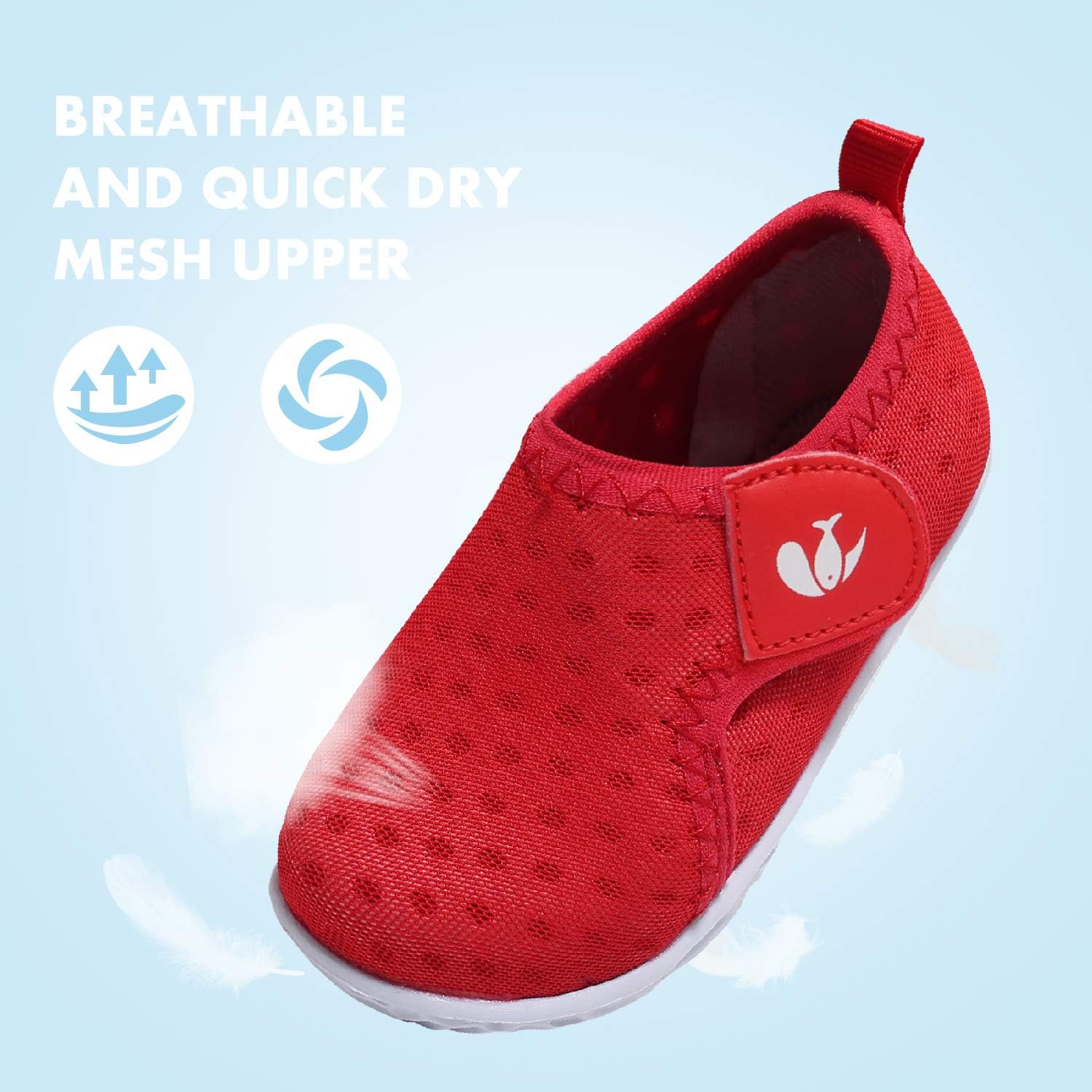  | FEETCITY Baby Boys Girls Water Sport Shoes Barefoot Kids Aqua Socks Quick-Dry Beach Swim Pool Shoes | Athletic & Outdoor