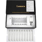HaloPlasma Lumora 10 PC Noble Gas Tubes, Sealed Gas Discharge Tube Set, Modular Glowing Tubes with Driver, 99.99% HeNeArKeXe