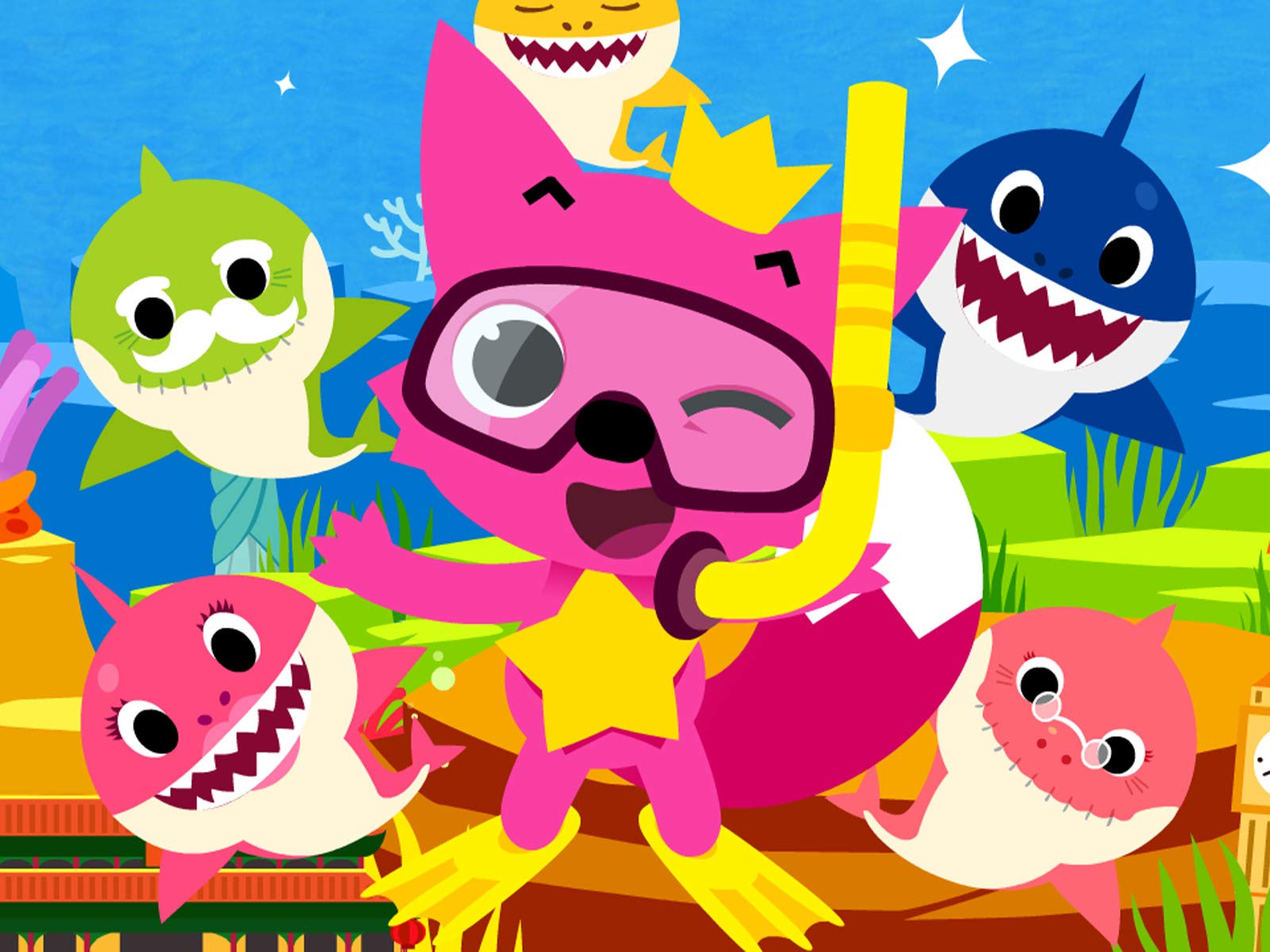 Pinkfong Baby Shark Ser Pinkfong Baby Shark My First QFC Crayola