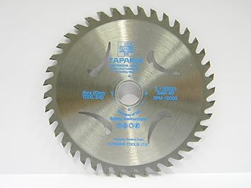 TAPARIA - TUNGSTEN CARBIDE TIPPED CIRCULAR SAW BLADE FOR WOOD CUTTING