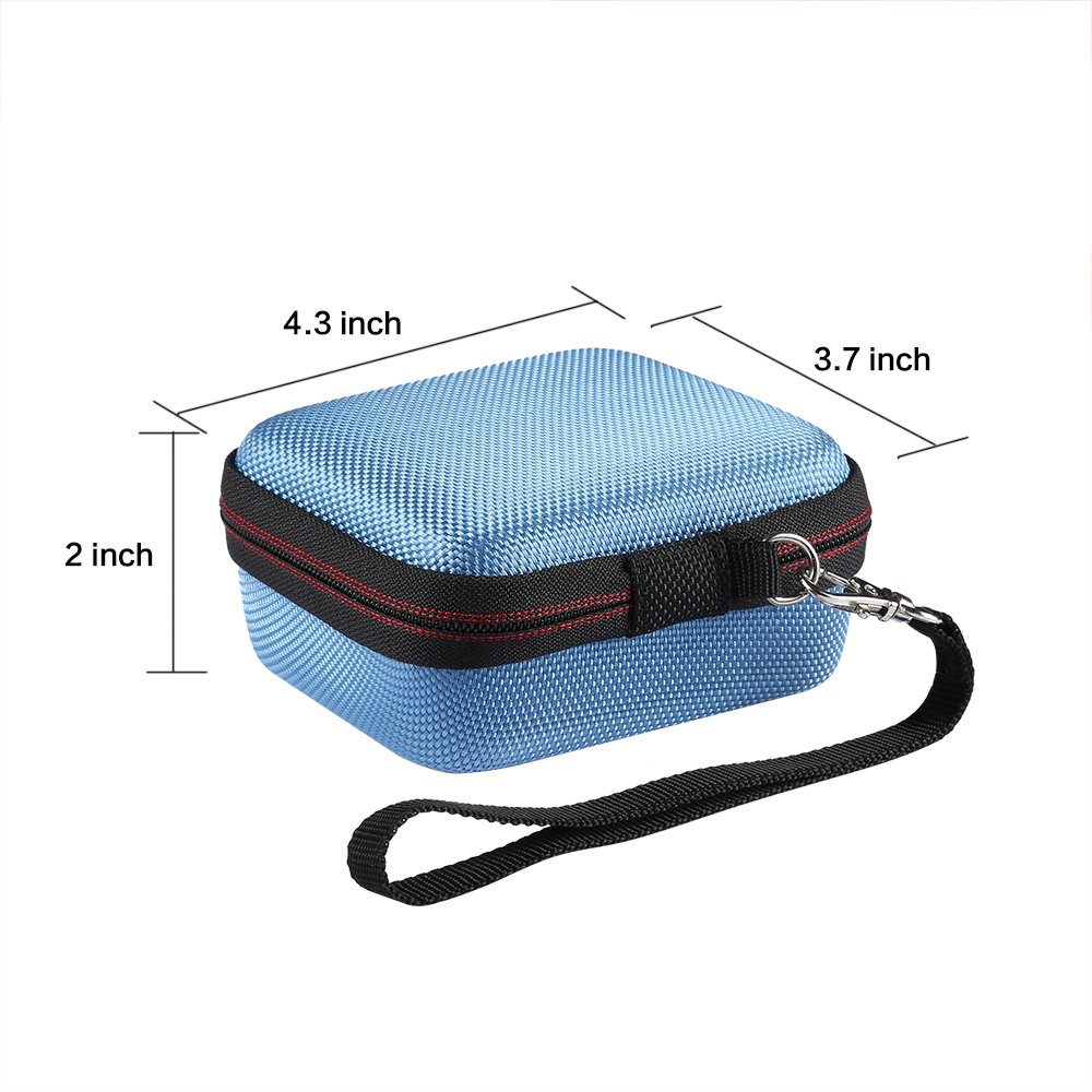 Poschell Case for JBL Go Portable Wireless Bluetooth Speaker Hard EVA Carry Bag Case Cover Fit Charger and Cables Blue
