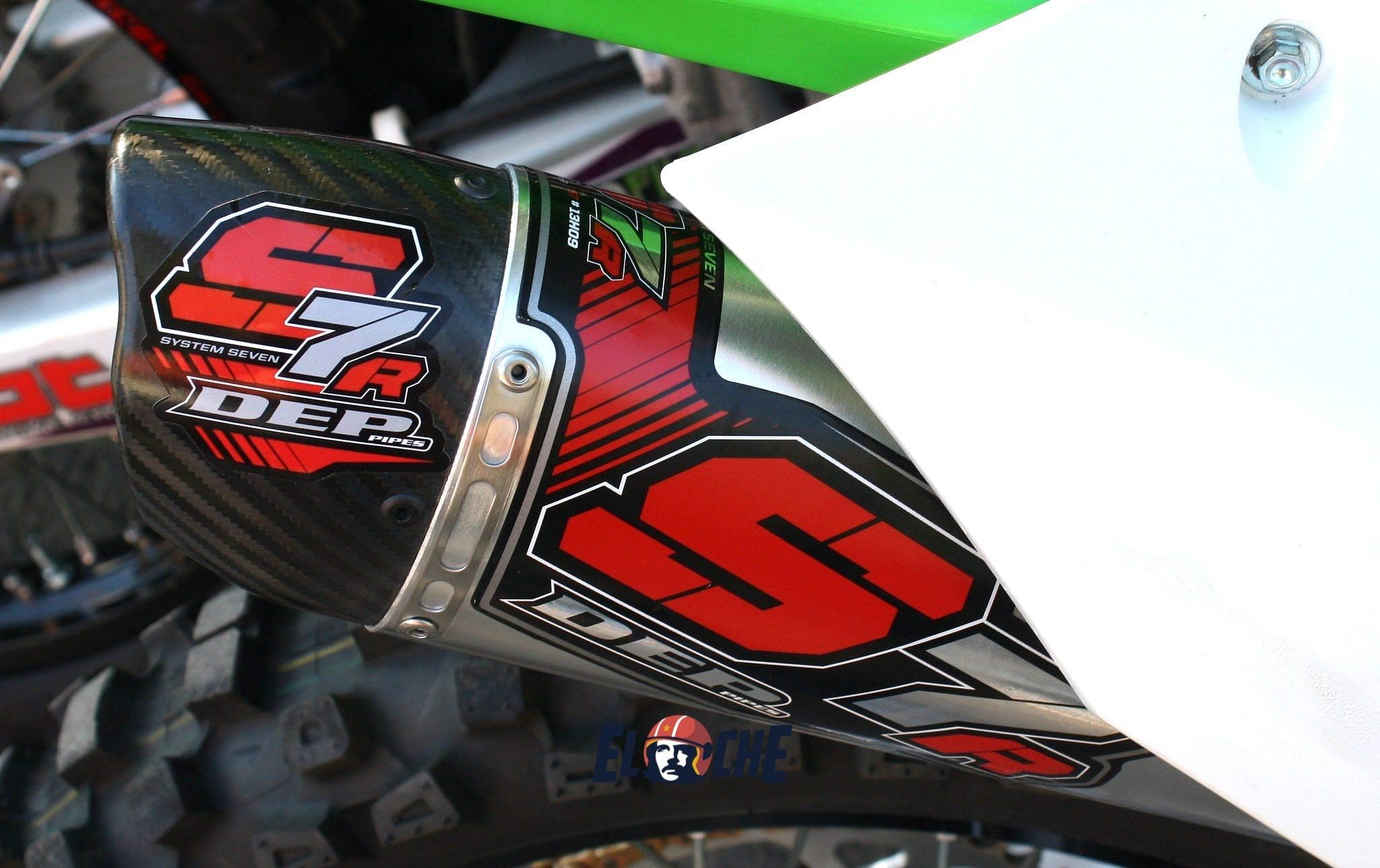 S7R Kawasaki KXF 450 2009/2017 DEP Silencer