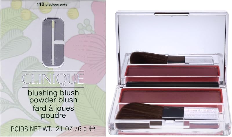 Clinique 110 Precious Posy Powder Blush Natural Healthy Long Wearing Oil-Free