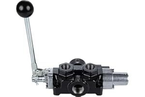 RuggedMade 18 GPM Hydraulic Log Splitter Valve, Auto Return Detent Relief Control Lever 3000 PSI