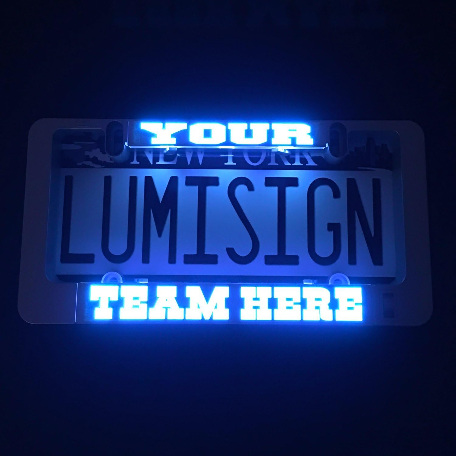 light up license plate