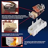 Heschen THC15A Digital LCD Timer Relay AC 220-240V 16A SPST DIN Rail view 4