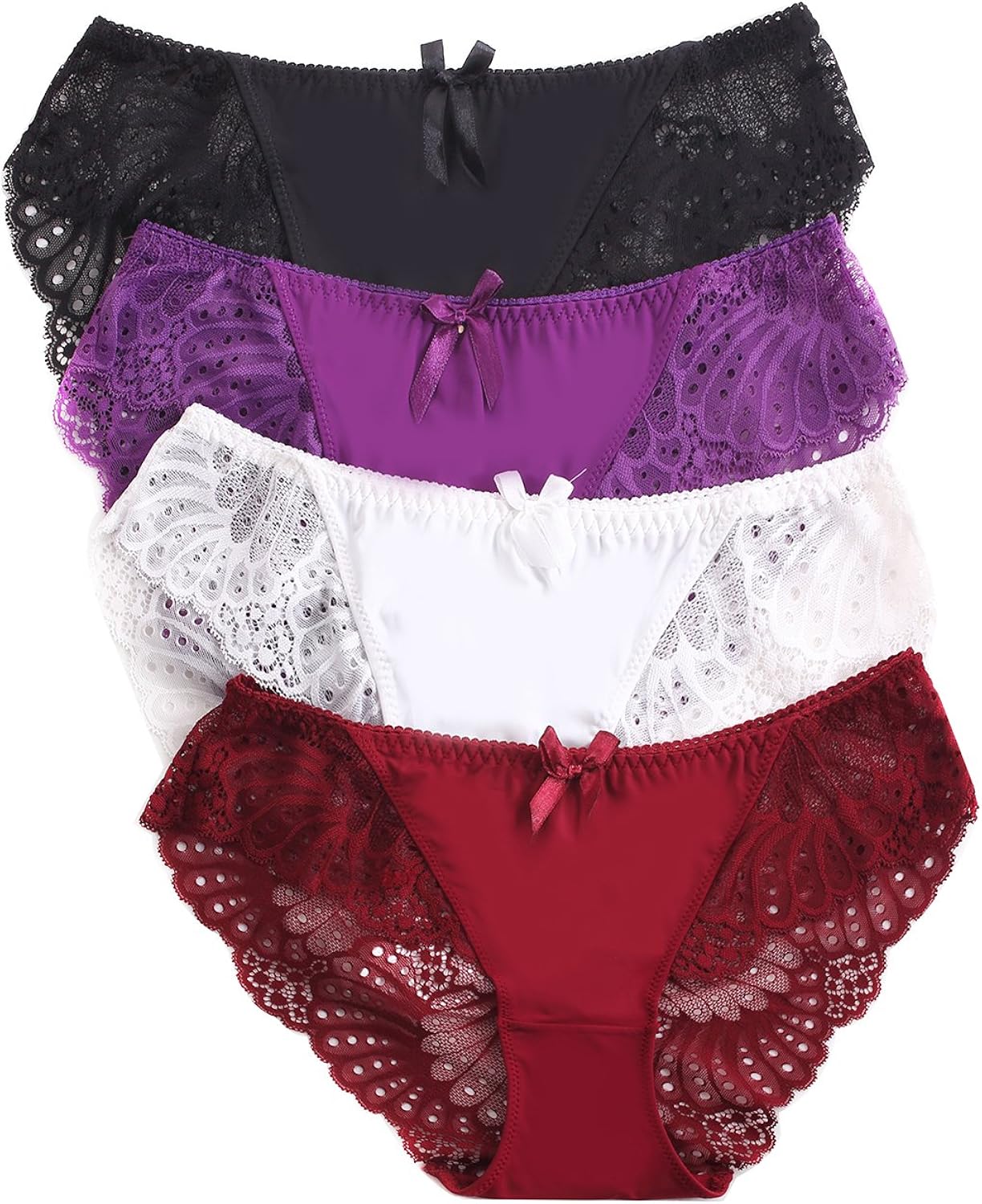 Womens Panties Underwear Briefs Sexy Hipsters Panties with Butterfly