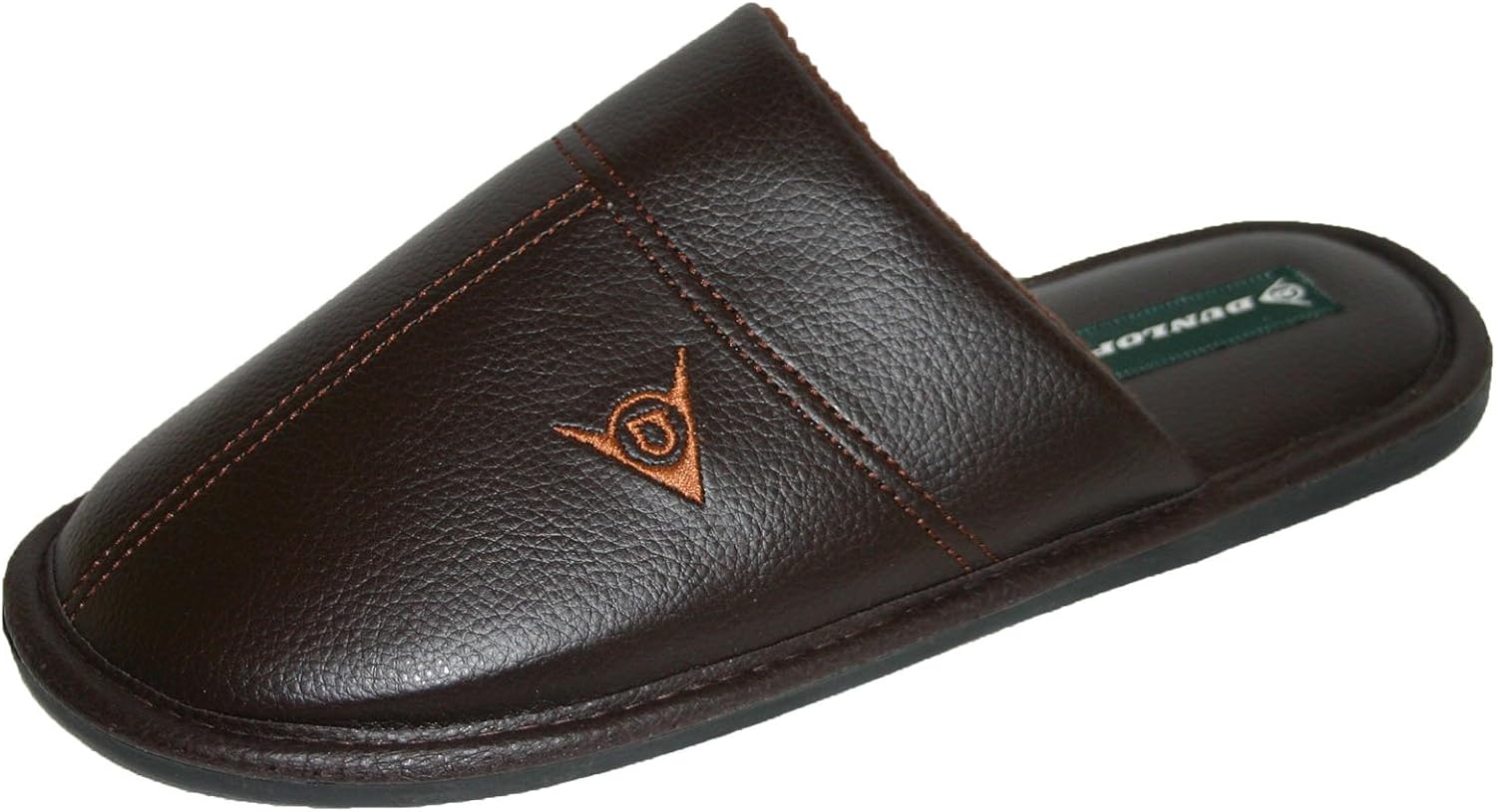 Men's Dunlop Roderick Faux Leather Mule Slippers Sizes 6 12 (12 UK