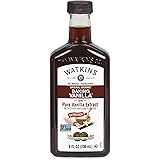 Watkins All Natural Original Gourmet Baking Vanilla with Pure Extract, 8 fl. oz. Bottle, 1-Pack