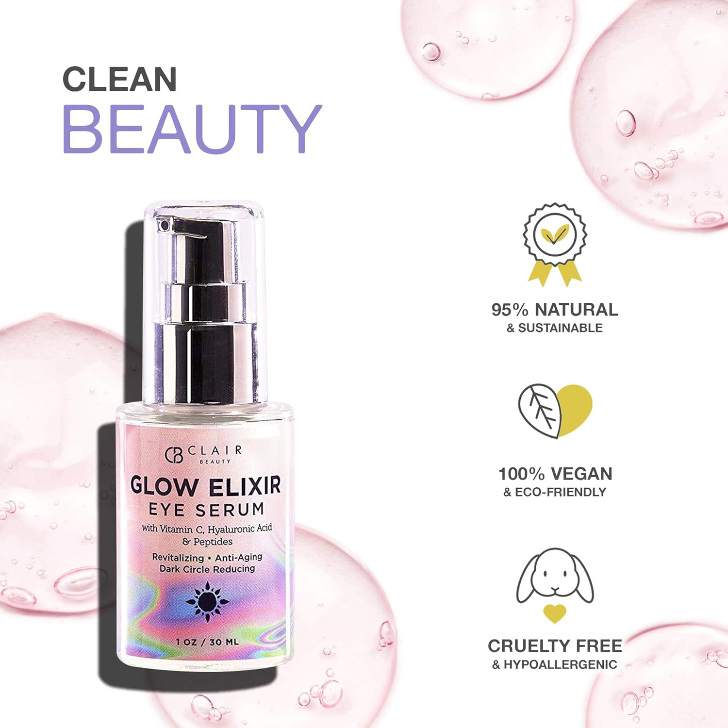 clair glow elixir eye serum