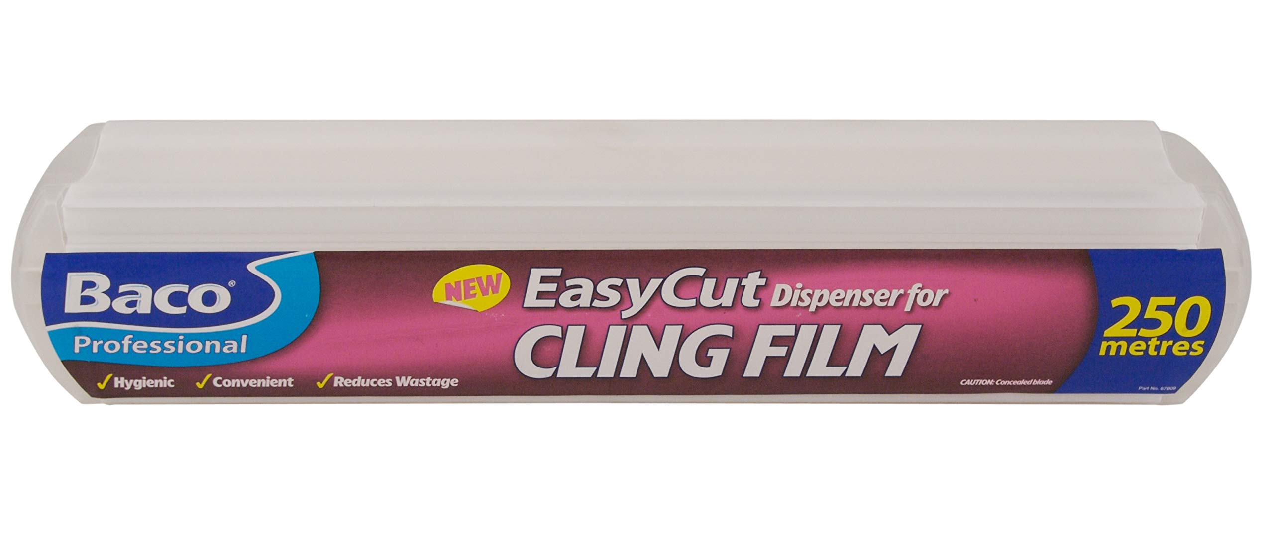 Bacofoil Easy Cut Cling Film Dispenser, 35cm x 250m, White