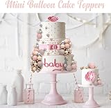 LARDUX 45 PCS Nude Ball Cake Toppers - Mini Balloon Cupcake Insert DIY view 4
