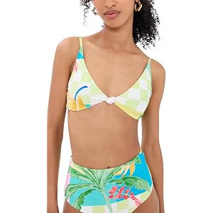 MINKPINK Women's Palmira Knot Bikini Top