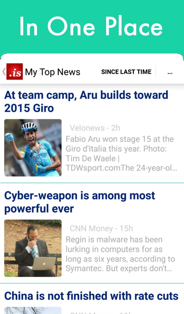 MyNews.is - Your Intelligent News Magazine - Phone Edition