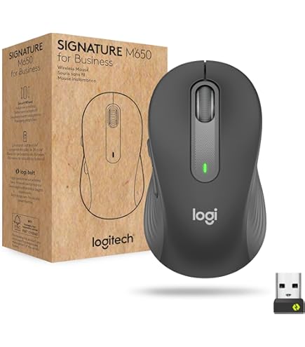 ロジクール Signature for Business M650 8セット Amazon.com: Logitech Signature M650 L for Business Wireless Mouse