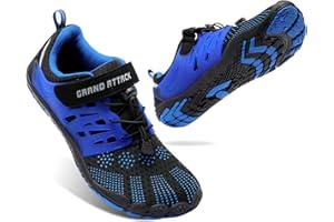 Grand Attack Men's Barefoot Shoes|Minimalist Cross-Trainer|Zero Drop Sole|Wide Toe Box