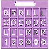 Eccentfit Purple Solo Mahjong Practice Board,Portable Board, 7.12"x7.18" | Portable Washable, For Beginner Experienced Left-handed Mahjong Lovers Standard Tiles, Charleston Guide, 2026 Card Patterns