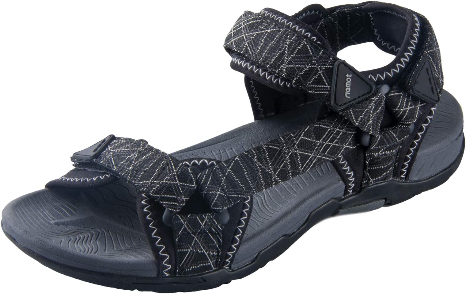 Walking Sandals for Men, Casual Summer Shoes, Sports and Outdoor Sandals for Beach, Travel, Trekking, Hiking, Flat, Wide Fitting, Comfort