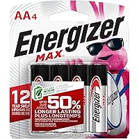 Energizer EN-91BP4 Max AA Batteries - 4/Card