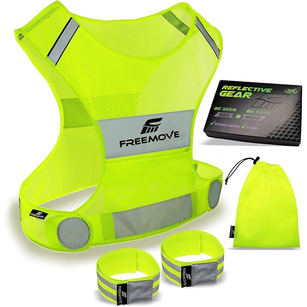 Pulseras LED Reflectantes Para Correr - 4 Unidades Ajustables, 3 Modos De Luz, Ideal Para Running, Ciclismo Y Senderismo Nocturno