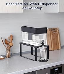 Water Filter Dispenser Stand with Drip Tray