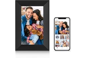 Digital Picture Frame, Humblestead 7 Inch WiFi Digital Photo Frame with 1024 * 600 IPS HD Touchscreen, Effortless One Minute Setup, Share Photos and Videos Instantly from Anywhere via App