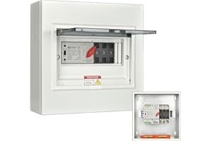 DIGOWERS Automatic Transfer Switch, 50 Amp 3 Pole Auto Transfer Switch for Home Generator, 120/240-Volt 12,000W Stronger Stability, for Outdoor and Indoor with Ground, General 60HZ