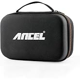 ANCEL Large Protective Case for OBD2 Scanner and Code Reader, Diagnostic Scan Tool Battery Tester, Storage Box (L) Compatible with ANCEL Products