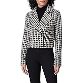 Louna womens Houndstooth Moto Jacket
