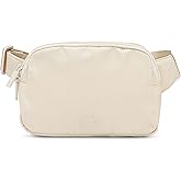 Parker Baby Diaper Belt Bag - Portable Fanny Pack Diaper Bag, Crossbody Bag for Moms - "Birch Belt Bag" - Cream