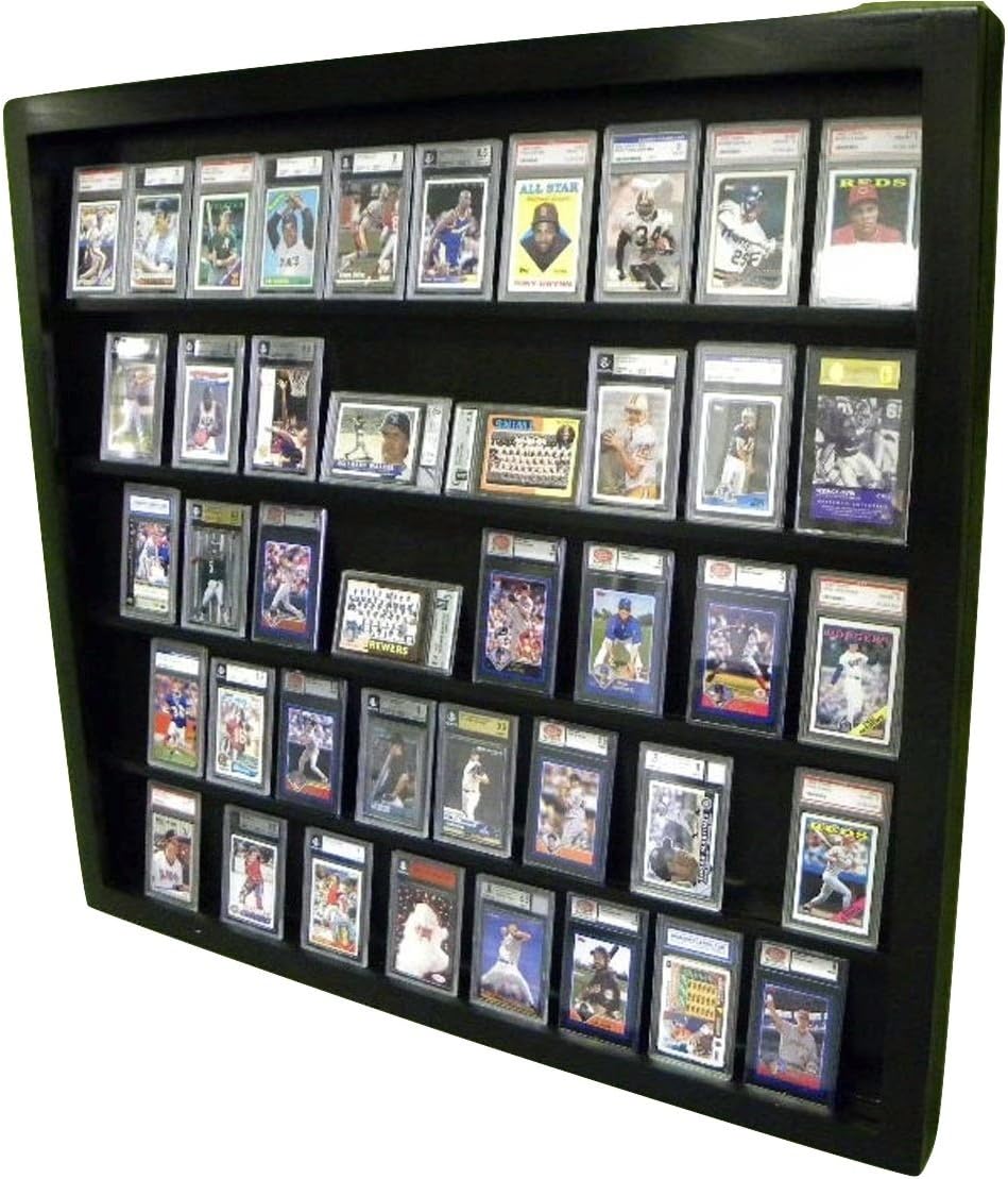 Amazon グレードカードディスプレイケース PSA Deep Beckett Pennzoni Display スポーツファングッズ