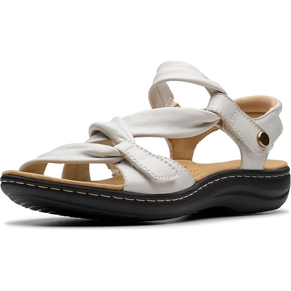 Amazon.com | Clarks, Women, Tuleah Cross, Black Leather, 11