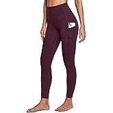IUGA Leggings with Pockets for Women High Waisted Yoga Pants Women Tummy Control Workout Compression Running Leggings