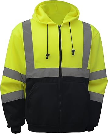 black safety hoodie