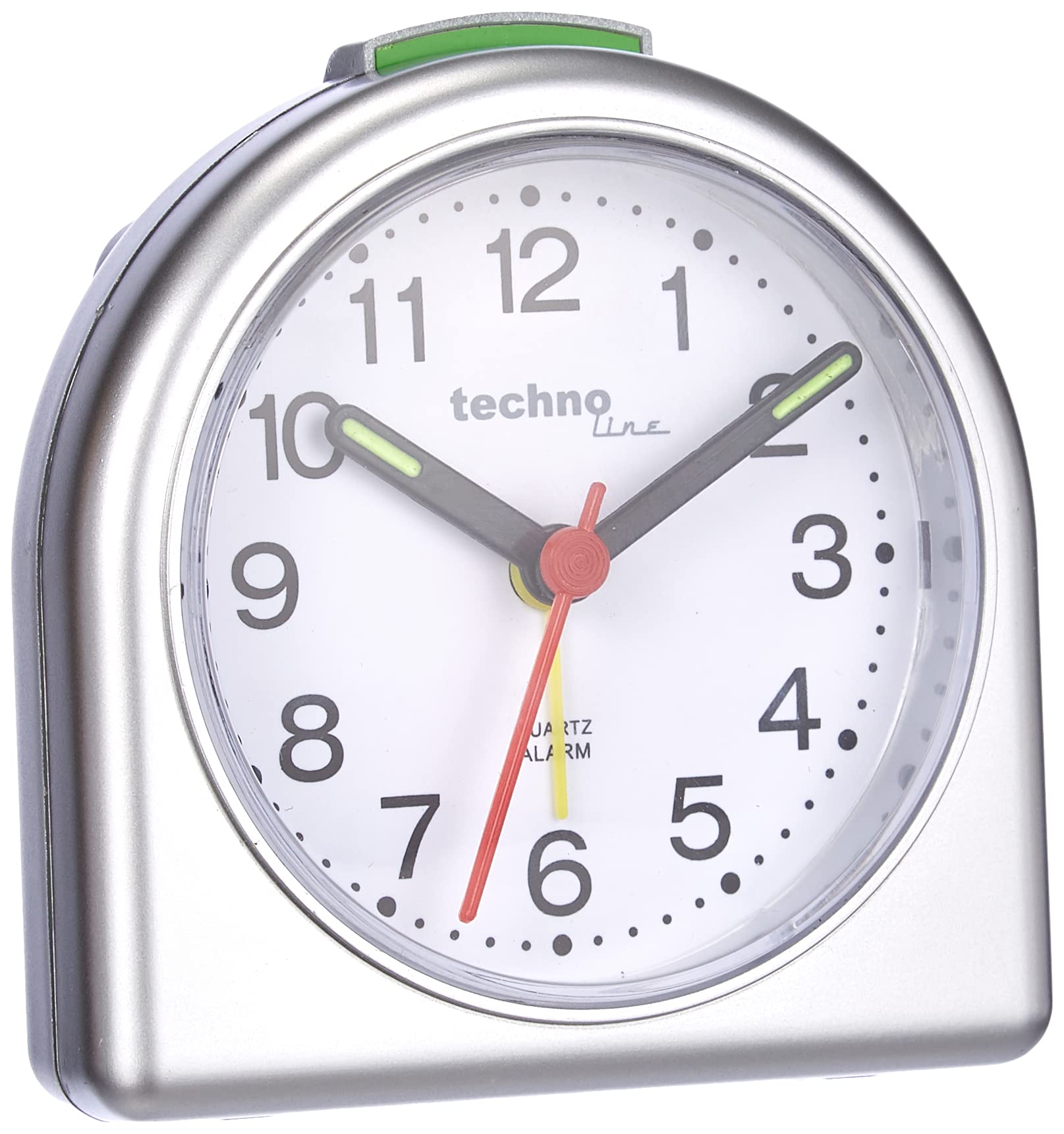 techno line Geneva "SD" Quartz Clock, Silver
