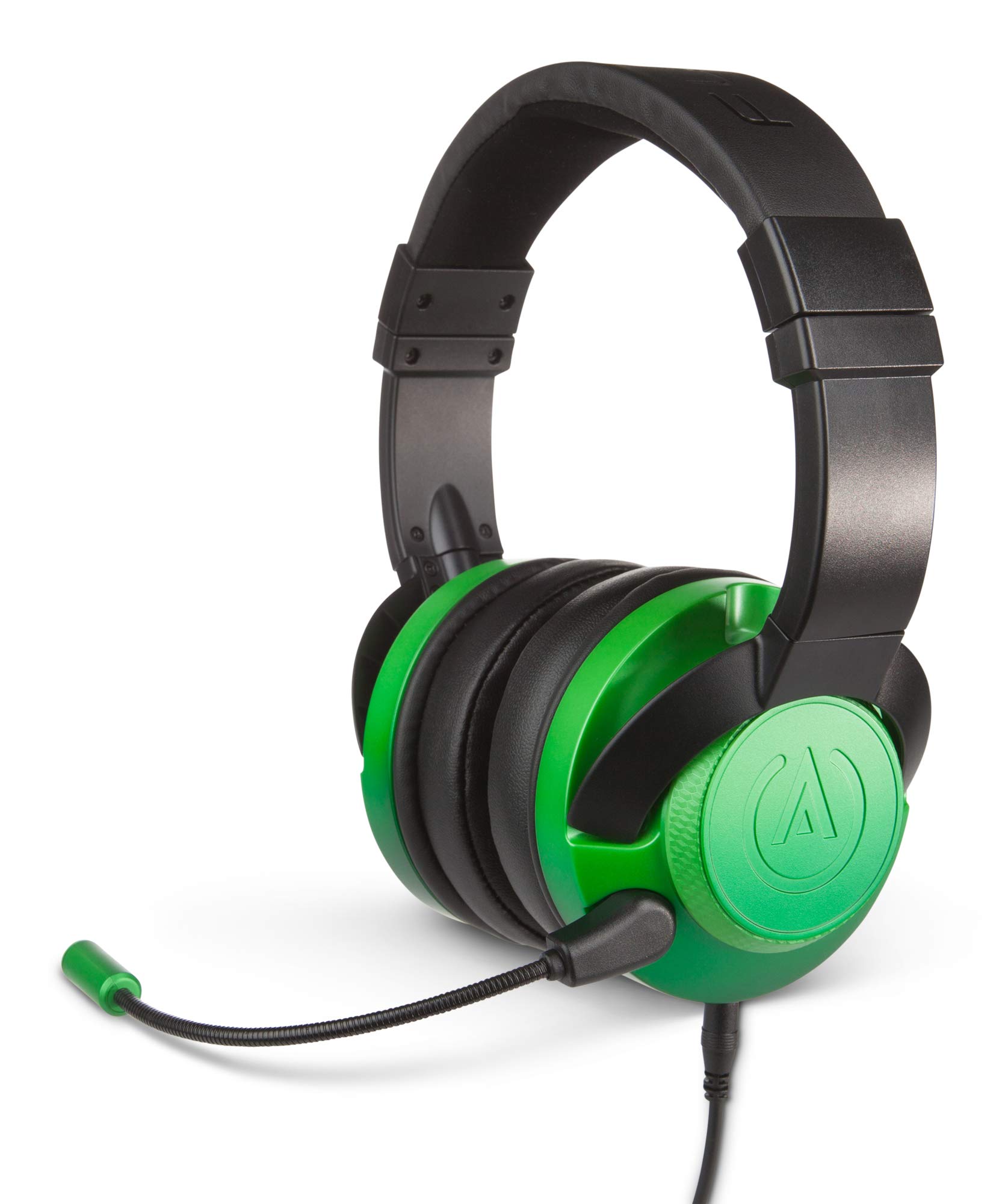 PowerA FUSION Wired Gaming Headset with Mic - Headphones with On-Ear Controls for PC, Xbox, PS4, and Mobile Devices - Emerald Fade