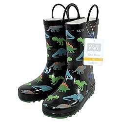 Hudson Baby Kids Rain Boot, Dinosaurs, 8 US Unisex