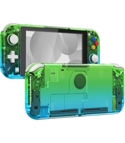 Amazon.com: eXtremeRate Chameleon Green Purple Glossy Replacement