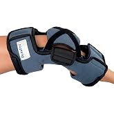 DynaPro Flex Hinged Knee Brace for Contracture - Range of Motion L1831 | Knee straightener, knee extension device for mild to moderate spasticity, flexible uprights for men &amp; women (Large)
