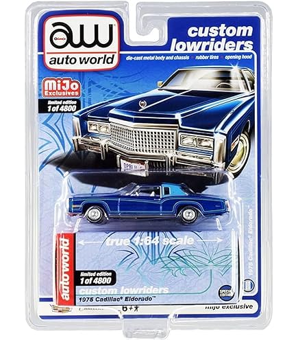 Amazon.com: Autoworld CP7719 1975 Cadillac Eldorado Black with