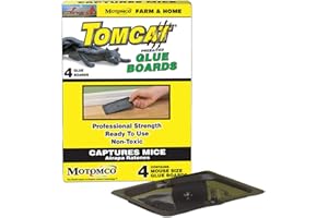 MOTOMCO Tomcat Mouse and Rat Glue Board, 4-Pack