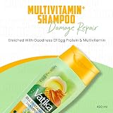 Vatika Naturals Egg Protein Shampoo 400ml - Repair Fortify Damaged Hair view 2