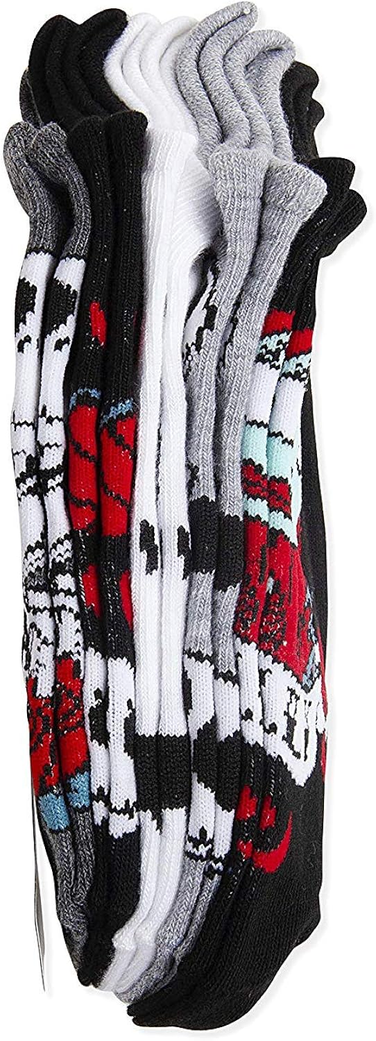 Disney Nightmare Before Christmas Women's 5 Pack No Show Socks: Clothing