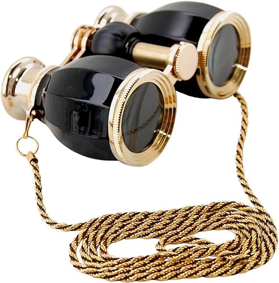 HQRP Opera Glasses Antique Style in Elegant Black Color Amazon.co.uk