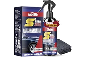 NAKIDO Rayhong Spray Coating Agent Multi-Functional Coating Renewal Agent, 3 in 1 Ceramic Car Coating Spray, High Protection Quick Car Coating Fast-Acting, Nanotechnology Plastic Parts Refurbish Agent