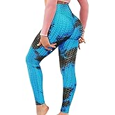 AIMILIA Butt Lifting Anti Cellulite Leggings for Women High Waisted Yoga Pants Workout Tummy Control Sport Tights