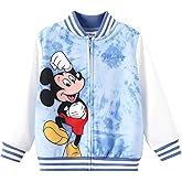 Disney Minnie Mickey Stitch Princess Frozen Elsa Jacket Lightweight Zip up Fall Clothes Classic Sweatshirt 2-14 Years