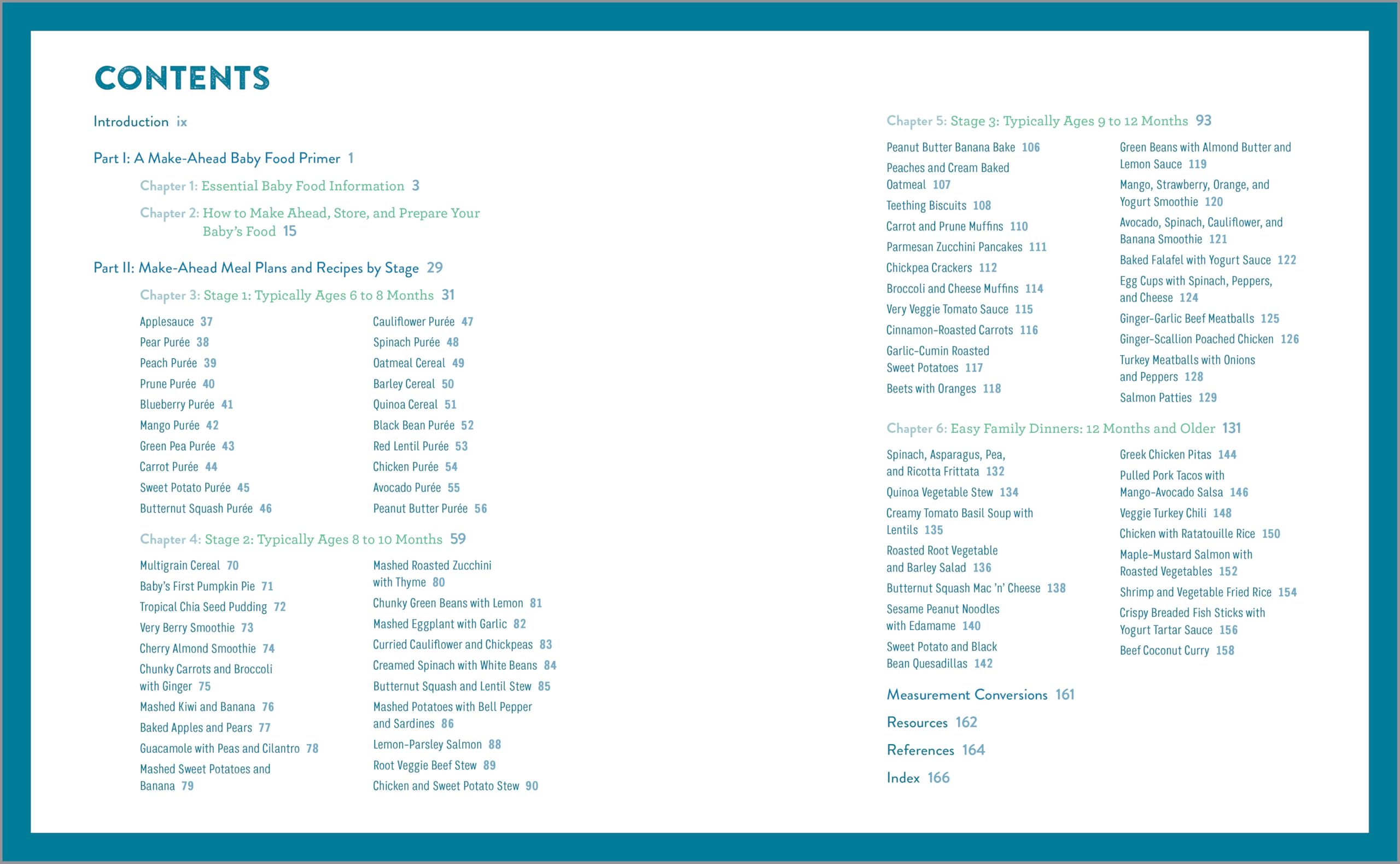 Make-Ahead Baby Food Cookbook: Meal Plans and Recipes for Every Stage
